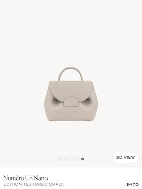 Polene Paris numero UN nano in chalk